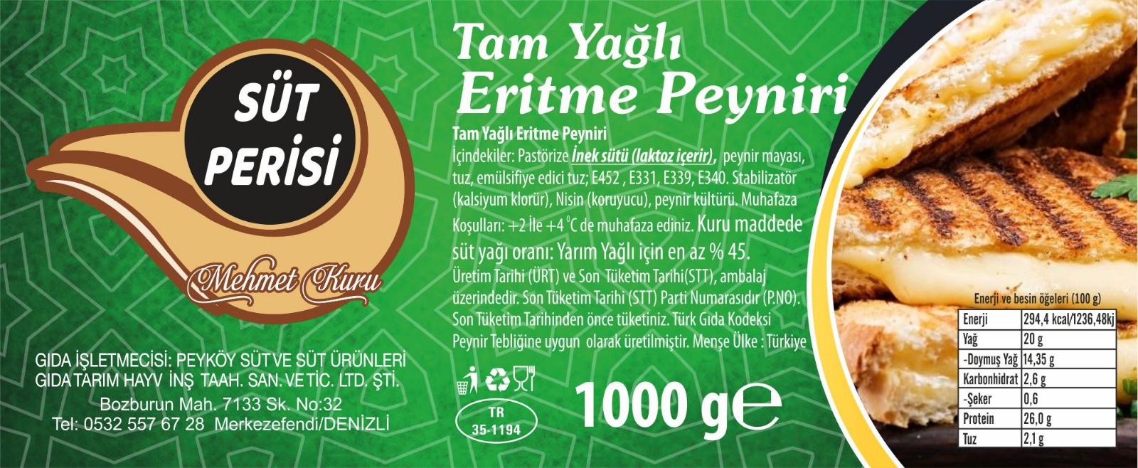 Yeni ürünlerimiz: Kaşar ve eritme peynirlerimiz sizlerle.